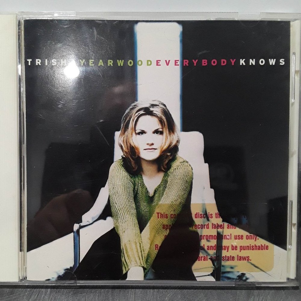 TRISHA YEARWOOD - EVERYBODY KNOWS - 1996 CD - 10 SONGS - PROMO COPY